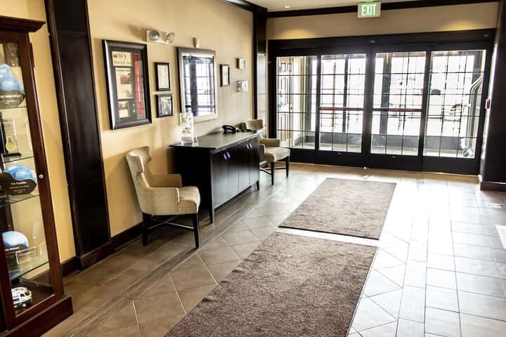 Interior entrance